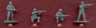 Caesar Miniatures 1/72 WW2 US Army Set 1 - Combat Miniatures