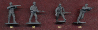 Caesar Miniatures 1/72 WW2 US Paratroopers - Combat Miniatures