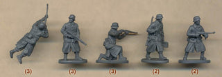 Caesar Miniatures 1/72 WWII German Panzergrenadiers (Ardennes 1944) - Combat Miniatures