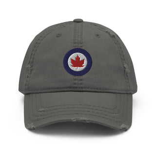 Canadian Airforce Roundel Distressed Low Profile Hat - Combat Miniatures
