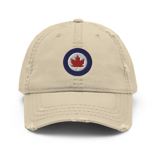 Canadian Airforce Roundel Distressed Low Profile Hat - Combat Miniatures