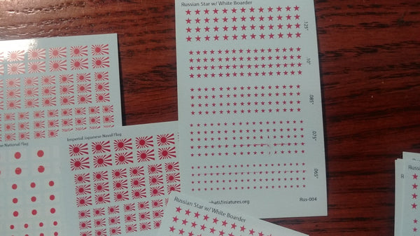 Damaged Decal Cards