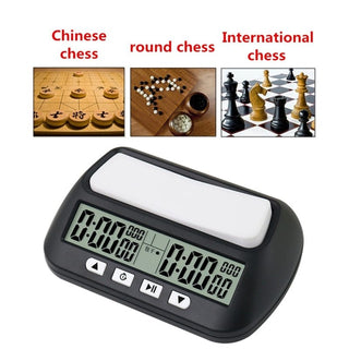 Chess Clock Competition Hour Meter Count Up Down Timer Board Game Stopwatch - Combat Miniatures
