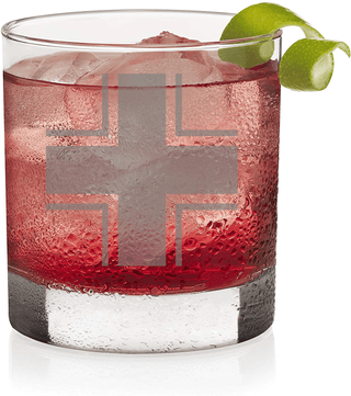 Choose your Design: Custom Axis or Allies 10.5oz Rock Glass - Combat Miniatures