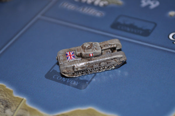 1/285 Custom Painted British Churchill Heavy Tank (x3)