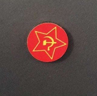 Communist Flag Roundel (x10) - Combat Miniatures