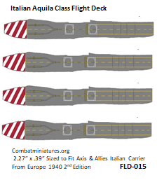 Custom Aquilia Class Carrier Flight Deck Sticker (x4) - Combat Miniatures