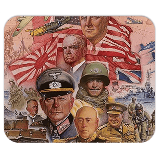 Custom Axis & Allies Box Art Style 2 Mouse Pad - Combat Miniatures