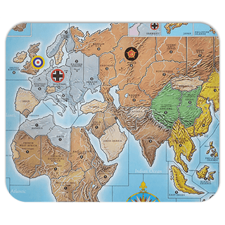 Custom Axis & Allies Original Board Game Mouse Pad - Combat Miniatures