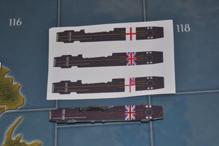 Custom Illustrious Class Flight Deck Sticker (x4) - Combat Miniatures