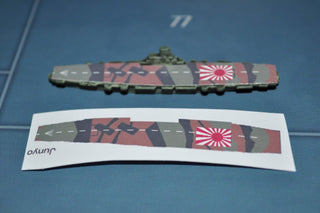 Custom Japanese Shinano Class Flight Deck Sticker (X4) - Combat Miniatures