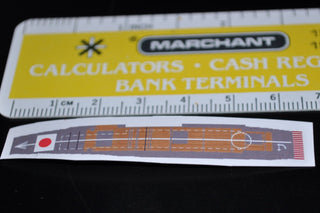 Custom Japanese Shinano Class Flight Deck Sticker (X4) - Combat Miniatures
