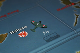 Custom Painted Japanese Ki - 43 "Oscar" Fighter in Green - Combat Miniatures