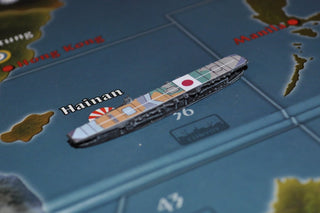 Custom Painted Kaga Japanese Carriers (x3) - Combat Miniatures