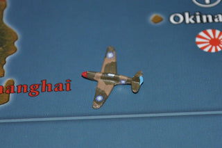 Custom Painted US P - 40 Warhawk Fighter with Chinese Roundel - Combat Miniatures