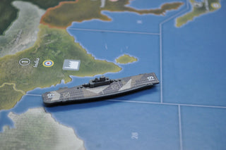 Custom Painted Wasp Class US Carrier with Camo Deck - Combat Miniatures
