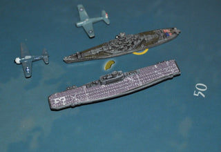 Custom Wasp Class Carrier Flight Deck Sticker/ Style 2 (x4) - Combat Miniatures