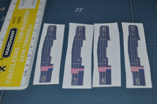 Custom Wasp Class US Carrier Decal 4 - Pack - Combat Miniatures