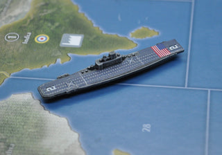 Custom WASP Class US Carrier Flight Deck Water Slide Decal (x4) - Combat Miniatures