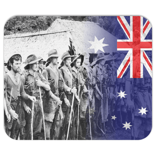 Custom WW2 ANZAC Mouse Pad - Combat Miniatures