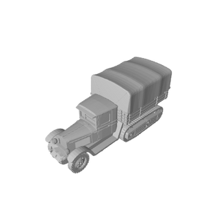 3D Printed Russian ZIS-42M Cargo Truck (x10)