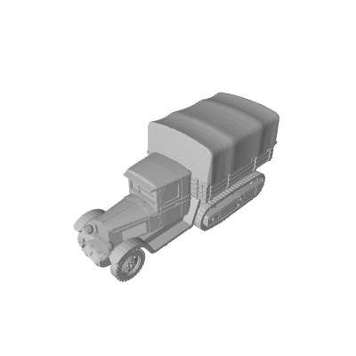 3D Printed Russian ZIS-5 Cargo Truck (x10)