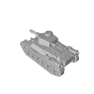 3D Printed Japanese Shinto Chi-Ha Medium Tank (x10)