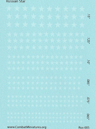 Damaged Decal Cards - Combat Miniatures