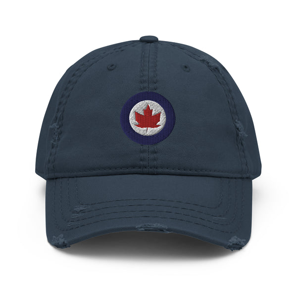 Canadian Airforce Roundel Distressed Low Profile Hat
