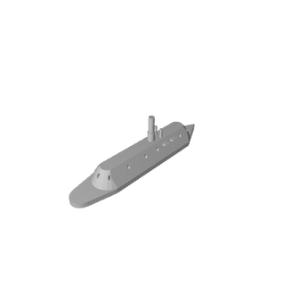 3D Printed CSS Virgina Iron Clad (x10)