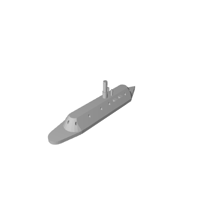 3D Printed CSS Virgina Iron Clad (x10)