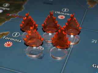Flame Marker (x5) - Combat Miniatures
