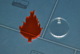 Flame Marker (x5) - Combat Miniatures