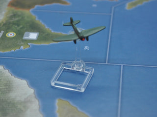 Flight Stand Dice Tray for 16mm D6 Dice, Clear (5) - Combat Miniatures