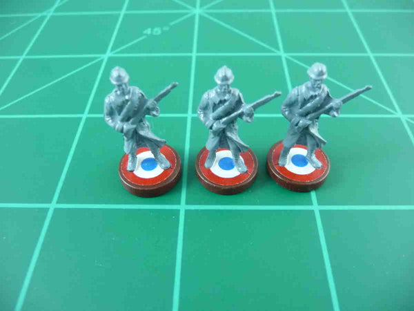 Axis & Allies French Roundel Infantry Base Water Slide Decal