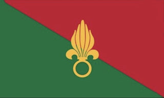 French Foreign Legion Flag Water Slide Decals - Combat Miniatures