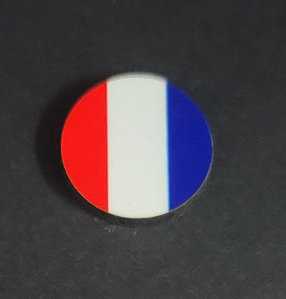 French Republic Flag Roundel (x10) - Combat Miniatures