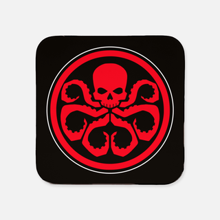 Hydra Logo in Red Coaster (x1) - Combat Miniatures