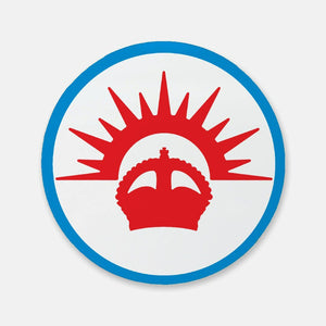 Single Axis & Allies ANZAC Roundel Cork Back Coaster (Round)