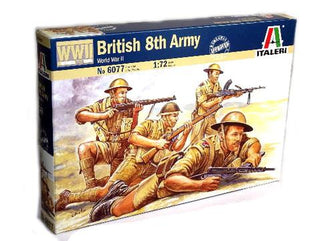 Italeri Miniatures 1/72 British 8th Army - Combat Miniatures