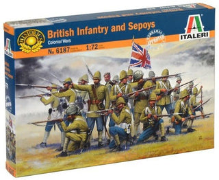 Italeri Miniatures 1/72 British Infantry & Sepoys - Combat Miniatures