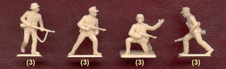 Italeri Miniatures 1/72 WW2 D.A.K Infantry - Combat Miniatures