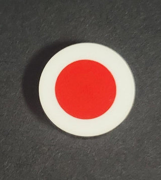 Japanese Meatball Flag Roundel (x10) - Combat Miniatures