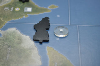 Large or Small Acrylic Smoke Column Marker (x5) - Combat Miniatures