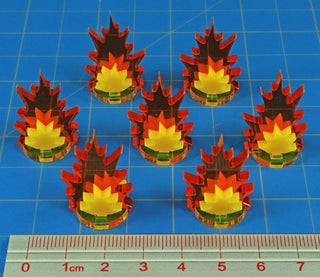 Litko Artillery Strike Markers, Small (x7) - Combat Miniatures
