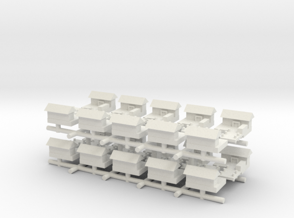 3D Printed Minor Naval Port (x20)