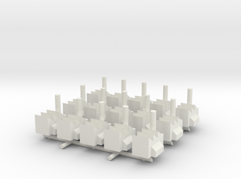 1/285 Factory/Industrial Complex (x15)