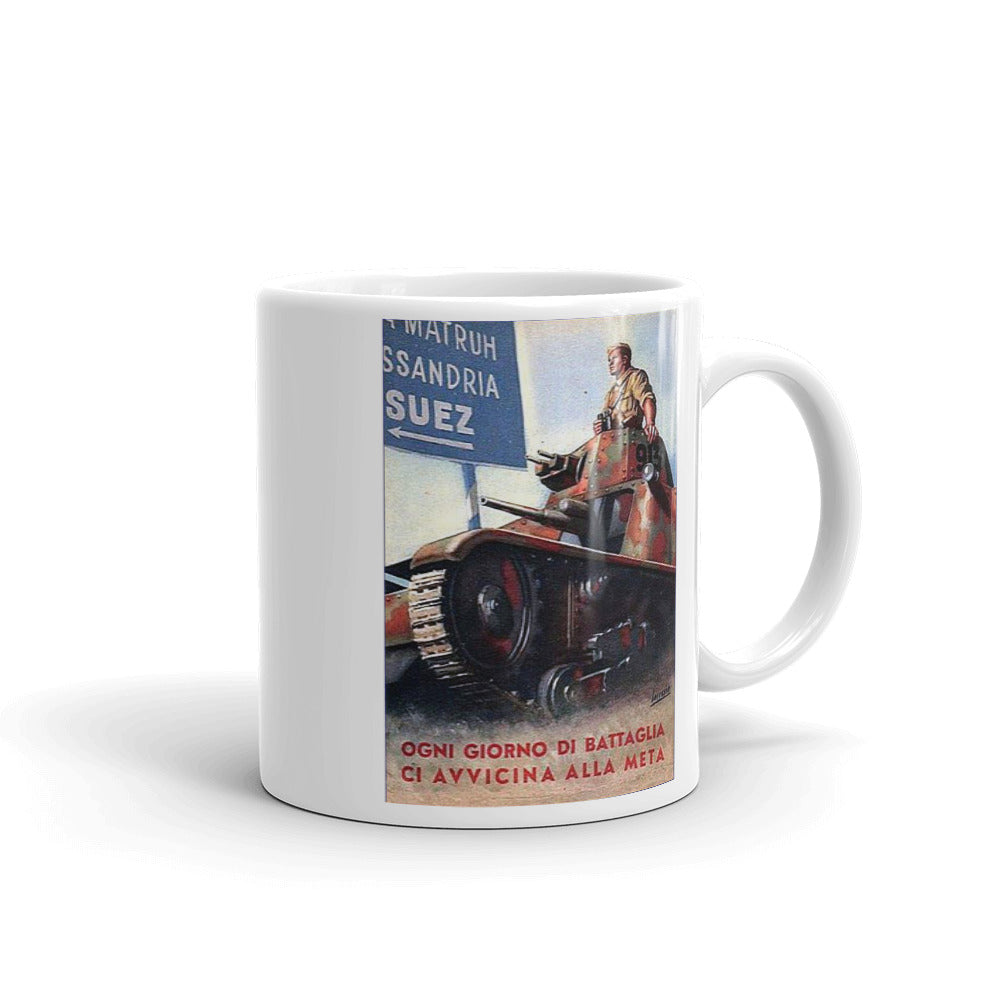 WW2 Italian Propaganda Poster Mug