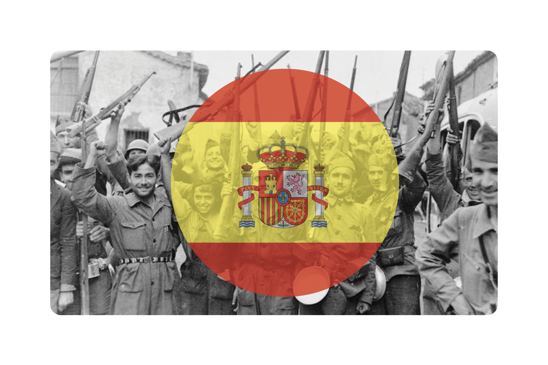 Spanish Civil War Nationalist Spain Combat Label C