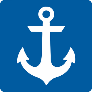 Naval Port Vinyl Marker in Blue (x10) - Combat Miniatures